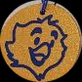 La médaille Azimath Champion Or, dorée, gravée du visage d’Azi