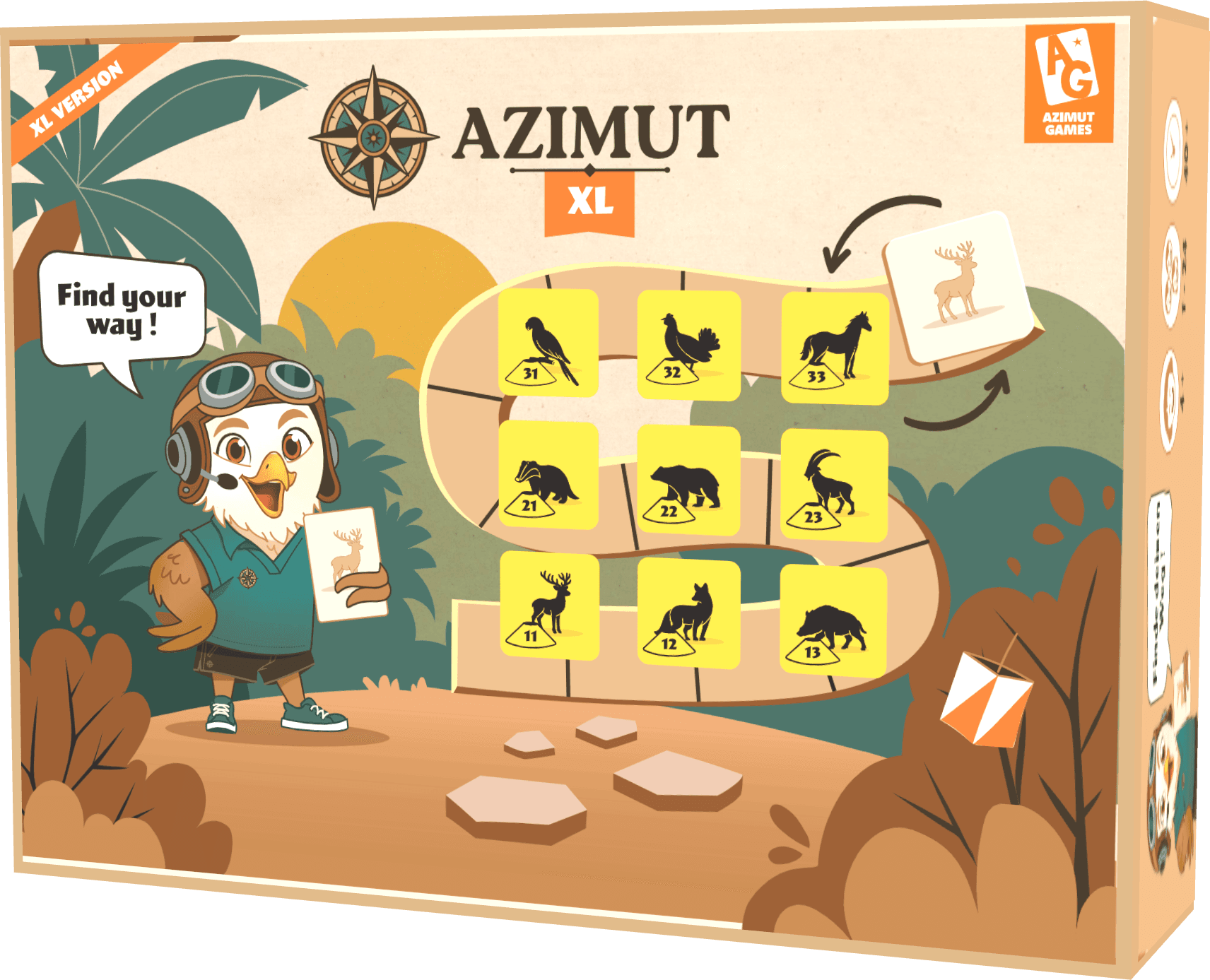 La boîte du jeu Azimut XL